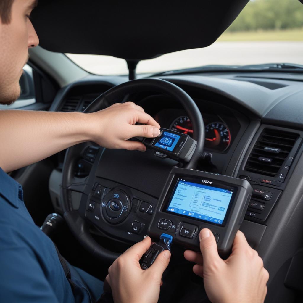 Using a scanner to diagnose a Ford that won't start