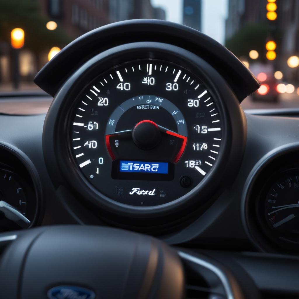 A Ford engine that has stalled while waiting at a red light