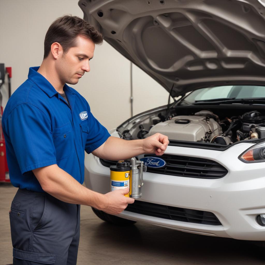 Replacing a failed fuel pump in a Ford vehicle