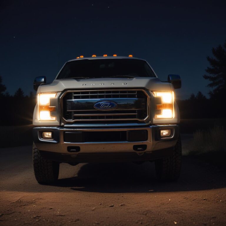 Uneven and dim headlight brightness on a Ford truck