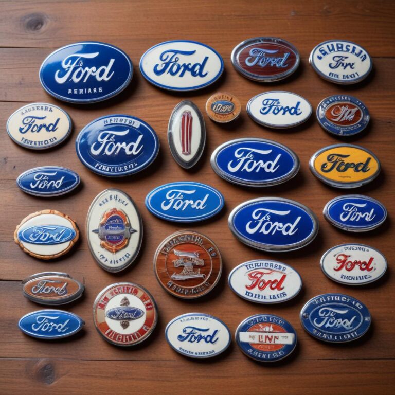 The historical evolution of the Ford brand identity