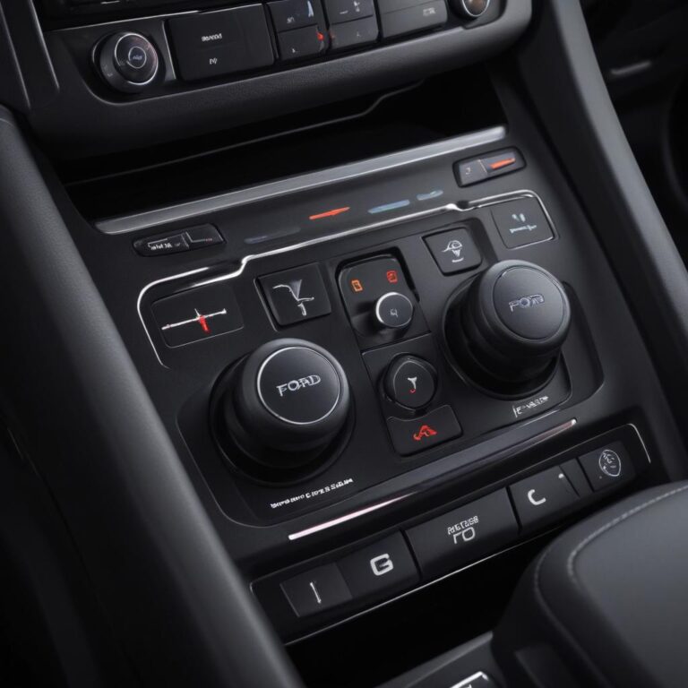 Checking the heated seat controls in a Ford truck