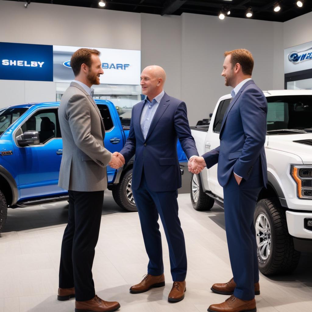 The process of purchasing an authorized Ford Shelby truck