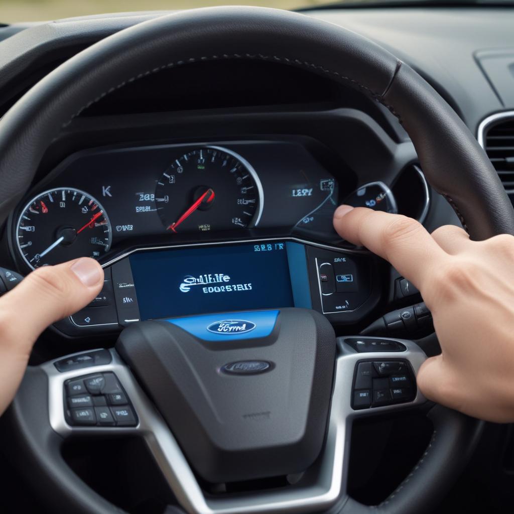 A simple step by step guide to resetting your Ford maintenance light.
