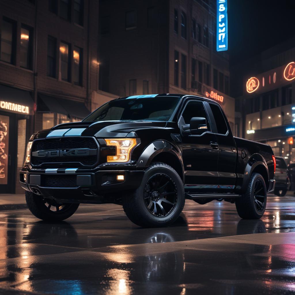The aggressive street-focused Shelby F-150 Super Snake Sport