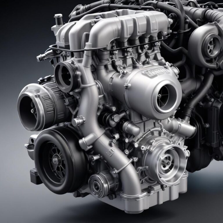 The 2.3L EcoBoost turbocharger system in the 2024 Bronco